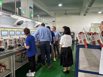 Ruian wego auto parts co.,ltd linha de produção do fabricante