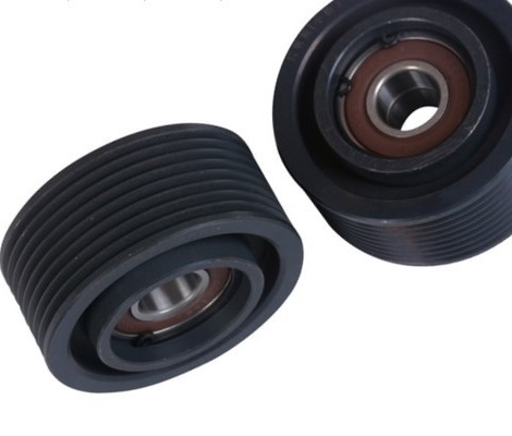 Aço 0.7KG C3936213P da polia do tensor de correia do carro do JCB auto 3CX Komastu 6D114